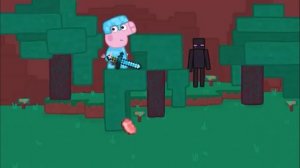 Свинка Пеппа проходит Minecraft