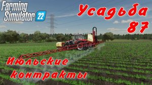 Усадьба 87 часть. Июльские контракты.