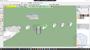 Push and Pull Curved Surfaces with Fredo6-pushpull Plugin