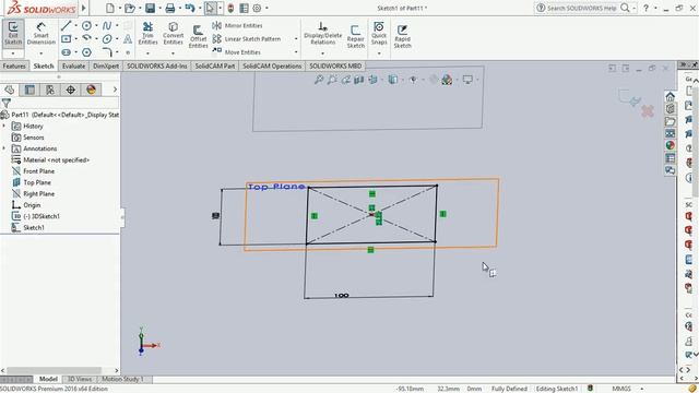 Loft-SolidWorks 2016 basic tutorial for beginners