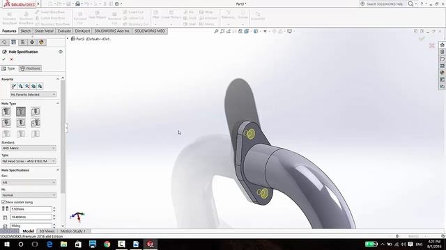 SolidWorks 2016 Tutorial Four