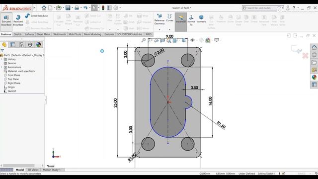 Solidworks Tutorial for beginners : Part 6 | Gear Pump Body | Cad Cam Design Tutorials