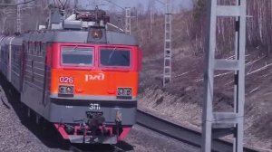 Монгольский пассажирский поезд из Улан-Батора в Иркутске [Сборник 2019 года]