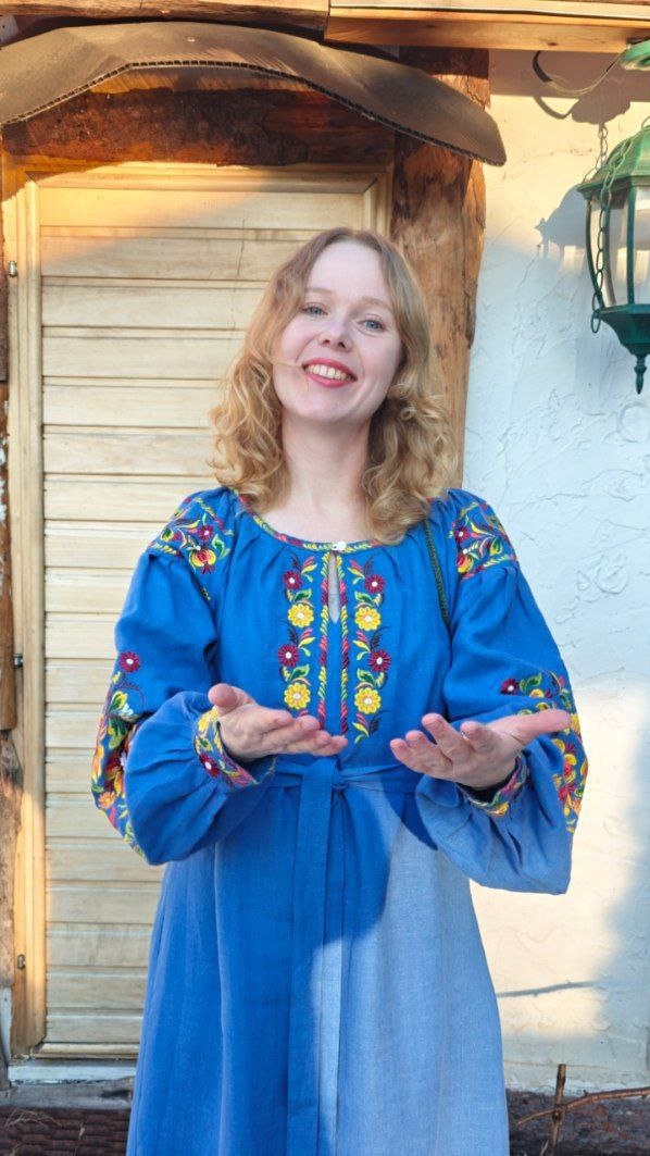 👗платье "Петриковка"