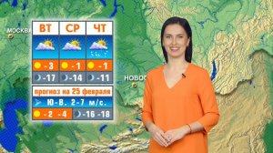 Прогноз погоды на 25 февраля в Новосибирске