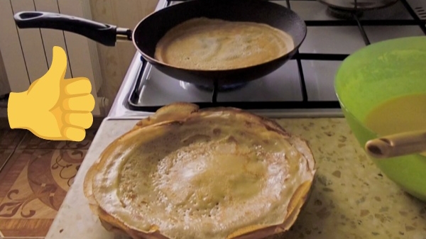 Блинчики на крахмале 👍🥞/ Ребёнок справится с приготовлением‼️