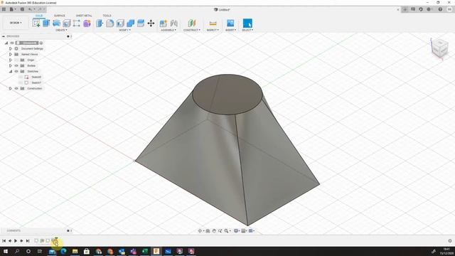 Fusion 360 - Loft Function смотреть онлайн