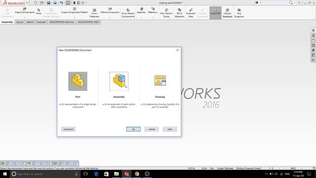 Solidworks 2016 Tutorial 01 Basics