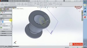 Solidworks practice design for revolve , circular pattern, 3d fillet(20 min)