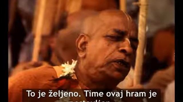 Prabhupada 0739 Sagraditi cemo jako lijepi hram Sri Caitanya Mahaprabhua