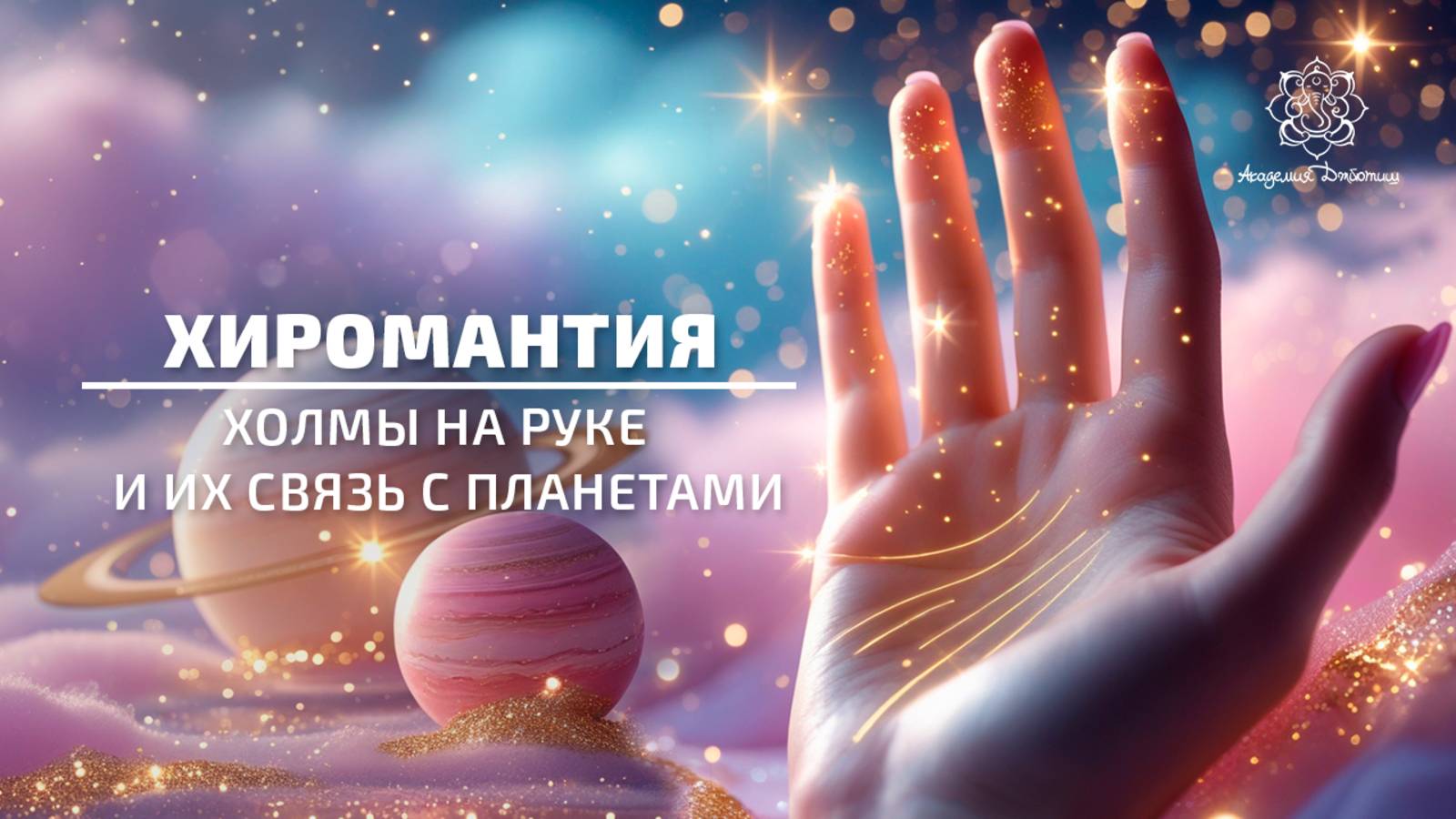 Хиромантия. Холмы на руке и их связь с планетами.