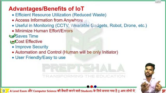 Day-1 || IoT For O Level || Internet of Things (M4-R5.1) For O Level || IoT O Level || Preptshala