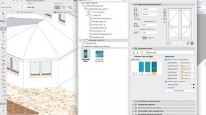 Create a sliding door with the Cadimage Door+Window tool