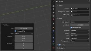 3D Modelling with Blender 4.1: Setting Measurement Units