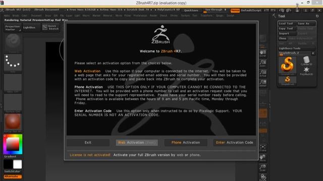 تحمل برنمج زبروش + كراك ZBrush With Crack ZBrush 4 download