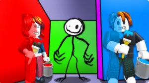 Збиги от чёрного монстра и пройди эту игру Roblox