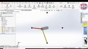 LINKS with dynamically changing lengths | SolidWORKS 2017 Assembly | Motion Animation Tutorial