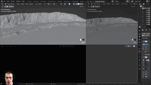 Rocky River Realistic Nature Animation - Part 3 (Blender Tutorial) смотреть онлайн