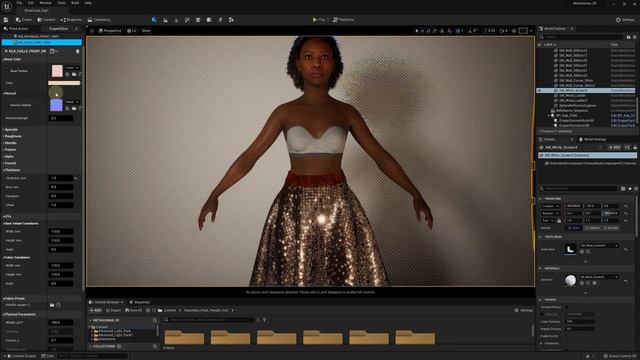 Marvelous Designer to Unreal Engine for Real-Time Cloth Simulation