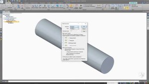 How to create screw thread in solid edge 2020