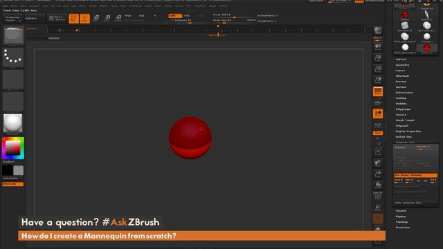 #AskZBrush - "How do I create mannequins from scratch?"