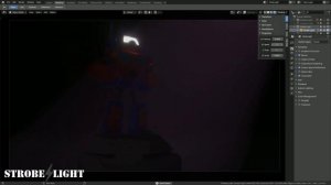 Blender 2.80(EEVEE) Strobe Light