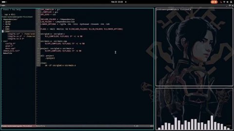 Настройка Makefile для OpenGL
