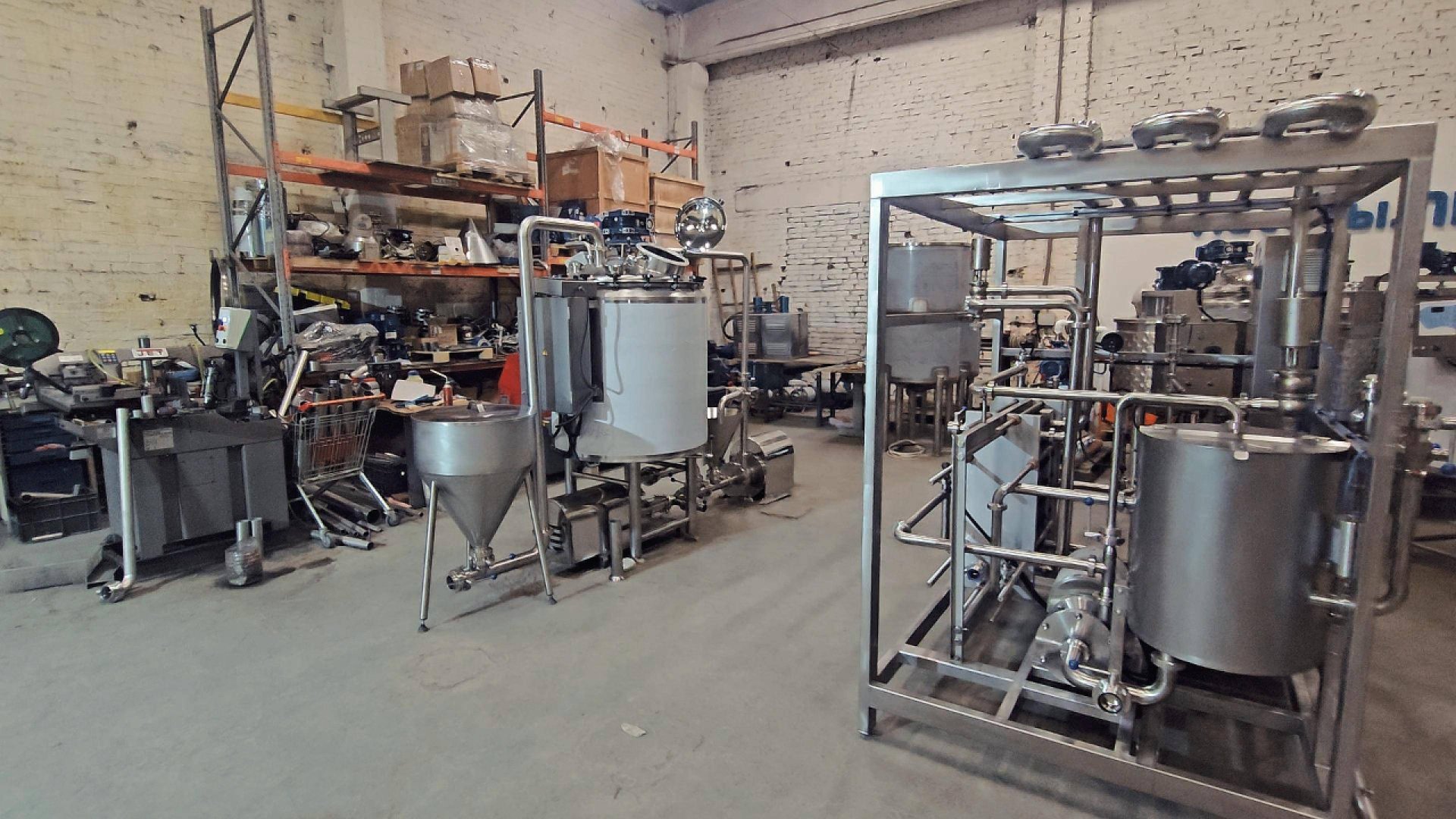 Вакуумная линия производства сгущённого молока на 300 кг/ч - ООО НПО "Насосы.ПРО" смотреть онлайн