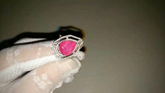 Кольцо с РУБИНОМ смотреть онлайн