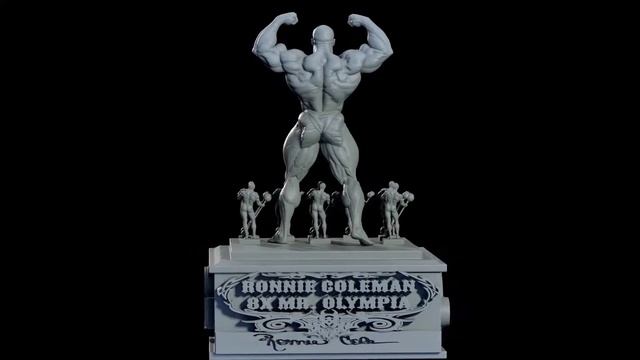 Ronnie Smile Zbrush Render Clay 360 смотреть онлайн