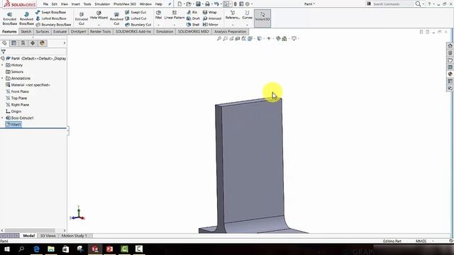 GMIT Letterfrack SolidWorks Introduction - Simple Bracket
