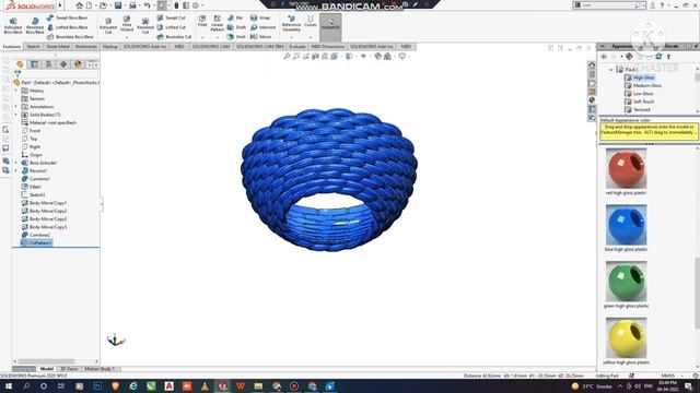Solidworks Tutorials | Rope Basket Design In Solidworks | @CADCAMTUTORIALBYMAHTABALAM