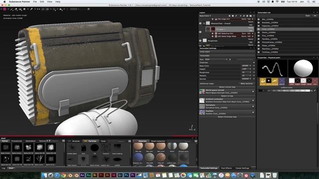 P 17 ::: Texturing Process   Adding Bespoke Leaks and Roughness