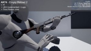 AK74 Animations | Blender to UE4