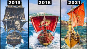 Эволюция КОРАБЛЯ в играх Assassin's Creed (2007-2021)