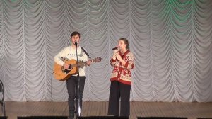 "Распустила косы русые берёза" Борноваловы Иван и Ксения.