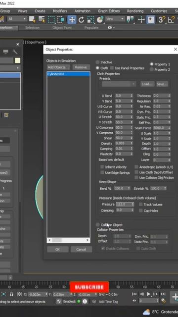 Cloth simulation