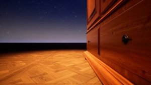 Classy Wooden Closet Render