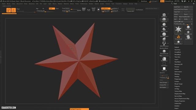 Introduction to Zbrush 02 - Camera Controls and Primitives смотреть онлайн