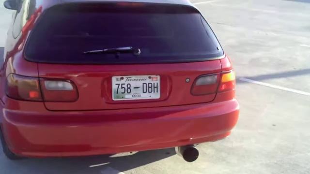 Turbo Eg Hatch walk around video w/ new  video camera смотреть онлайн