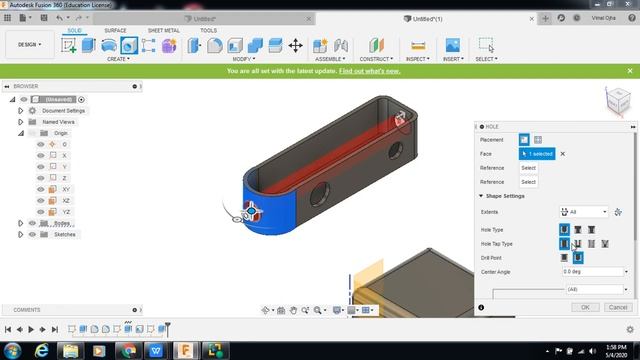 Autodesk Fusion 360 Tutorials for beginners| basics of fusion 360 ...