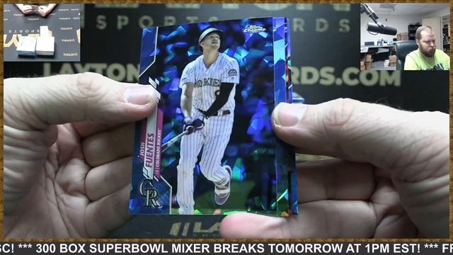 2020 Topps Chrome Baseball Update Series Sapphire Ed  5 Box Break 9