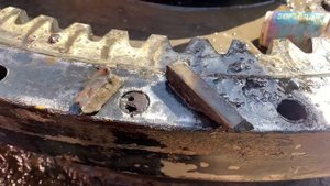 Hitachi Excavator Swing Bearing Replacement  “Pk Amazing Skills “