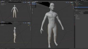 Blender Character for Real World Simulator (Clothing Development)