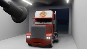 Top Down Truck Stop - Cars 1 deleted scene 3d remake | Parada de Caminhão