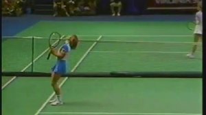 Chris Evert & Martina Navratilova's 2nd Graphite Racket match: 1984 Virginia Slims!