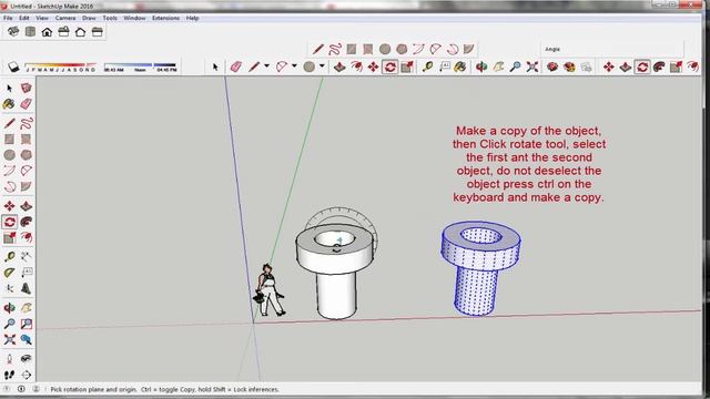 SketchUp Multiple Copies And Arrays ( 2 minutes tutorial) смотреть онлайн