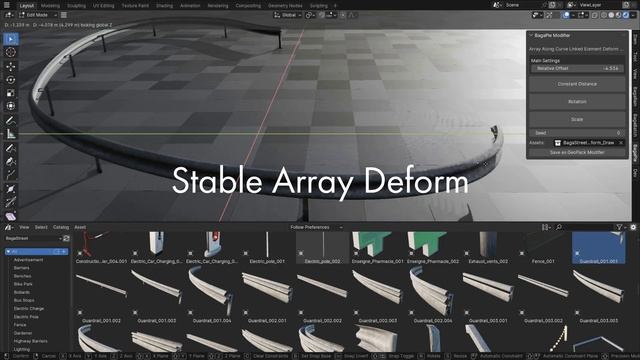 BagaStreet - Asset Library for Blender BagaPie