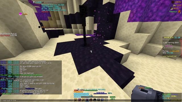 New way to get obsidian in Hypixel Skyblock. смотреть онлайн