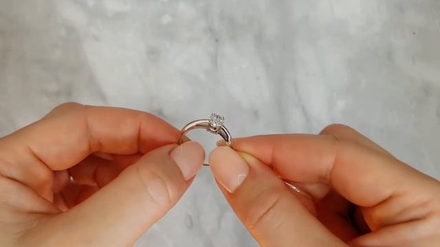 Кольцо с в.бриллиантом 0.740 ct смотреть онлайн